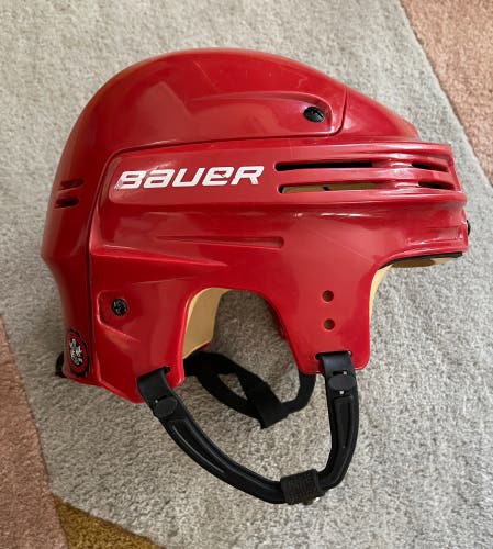 Used Bauer 4500 Helmet Red LG