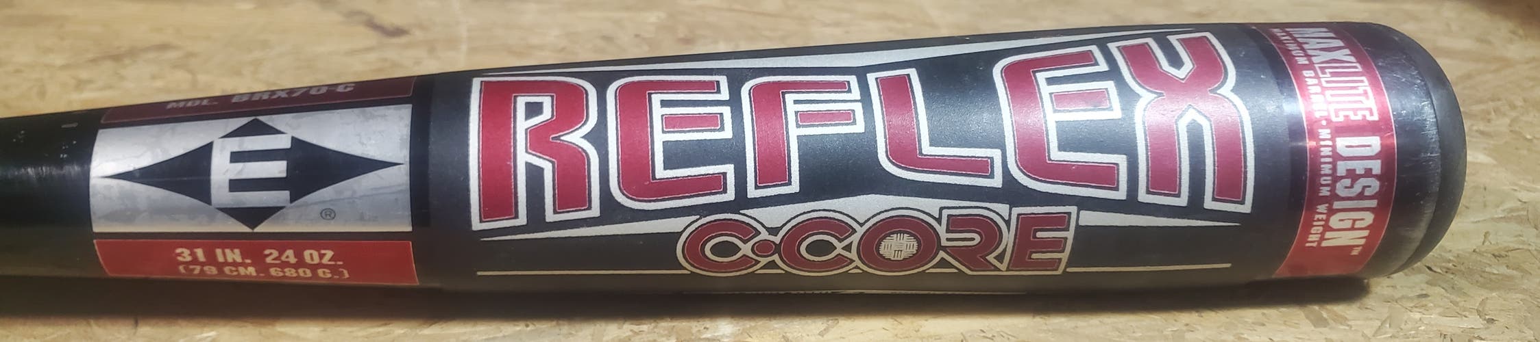 Used Easton Alloy Reflex C-Core Bat (-7) 24 oz 31"