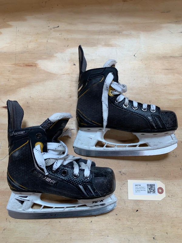 Youth Used Bauer Supreme One.5 Hockey Skates D&R (Regular) 13.5