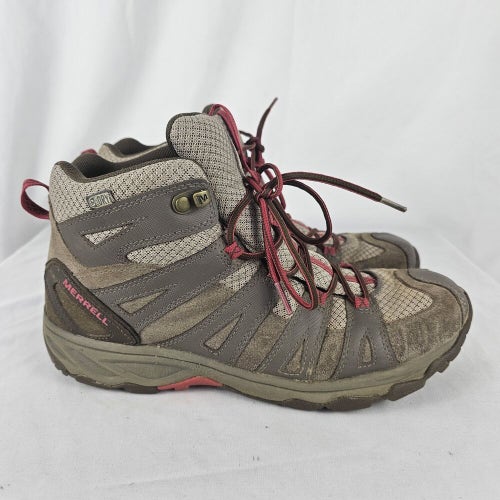 Women's Merrell Avian Light 2 Vent Waterproof Mid Hiking Boot Falcon Size 10