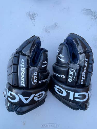 Used Eagle X70 Gloves 14" - Navy with ProGlo
