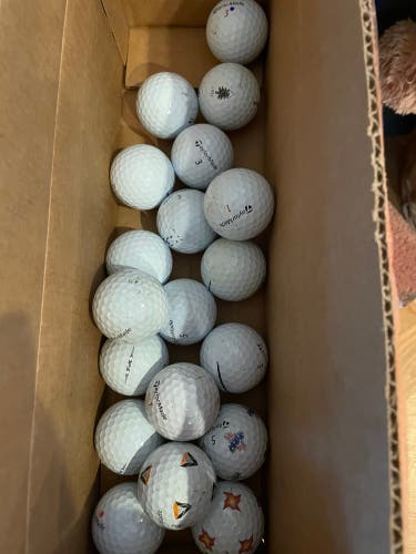 Used TaylorMade 6 Pack TP5 Balls