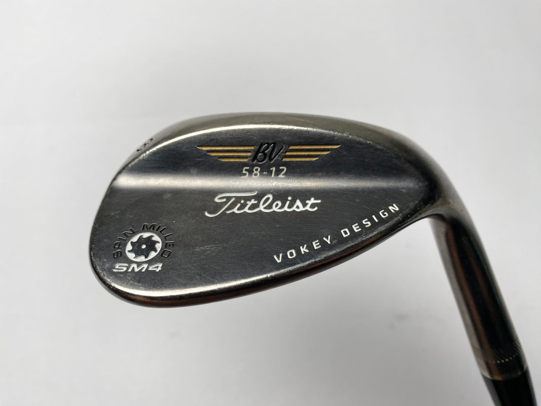 Titleist Vokey Spin Milled SM4 Chrome 58* 12 KBS Tour Regular Plus