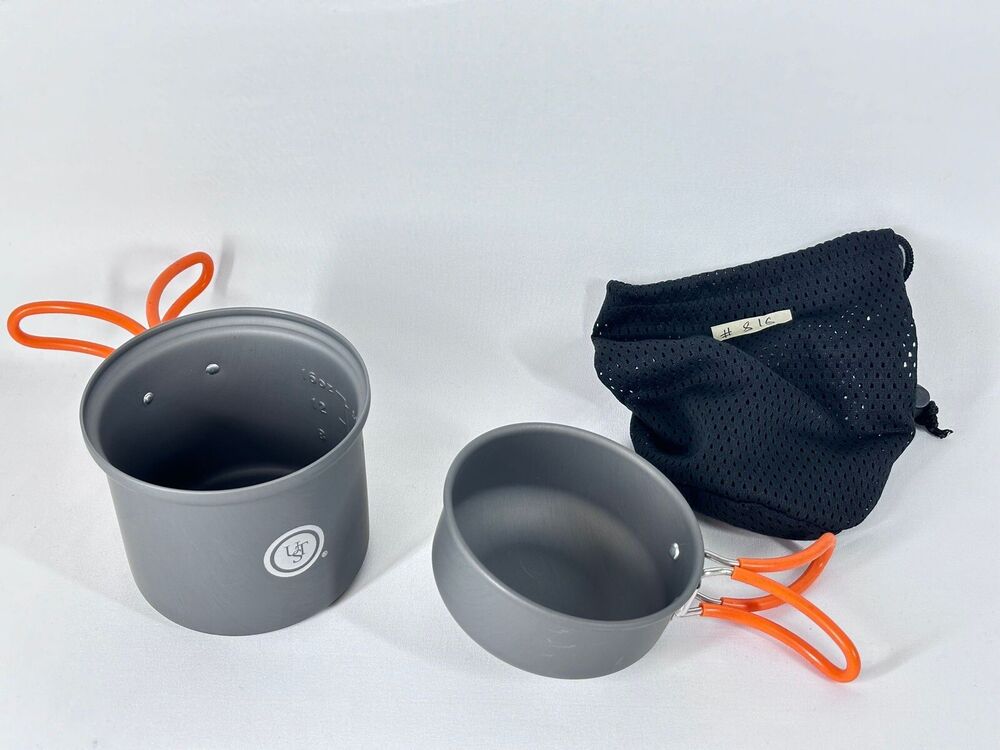 #816 UST Solo Kit Lightweight Compact Pot Set Cookware Camping Survival Gear