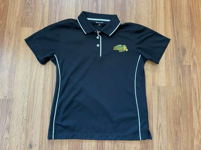 North Dakota State Bison NCAA NDSU Women's Cut Size Small Polo Golf Shirt!