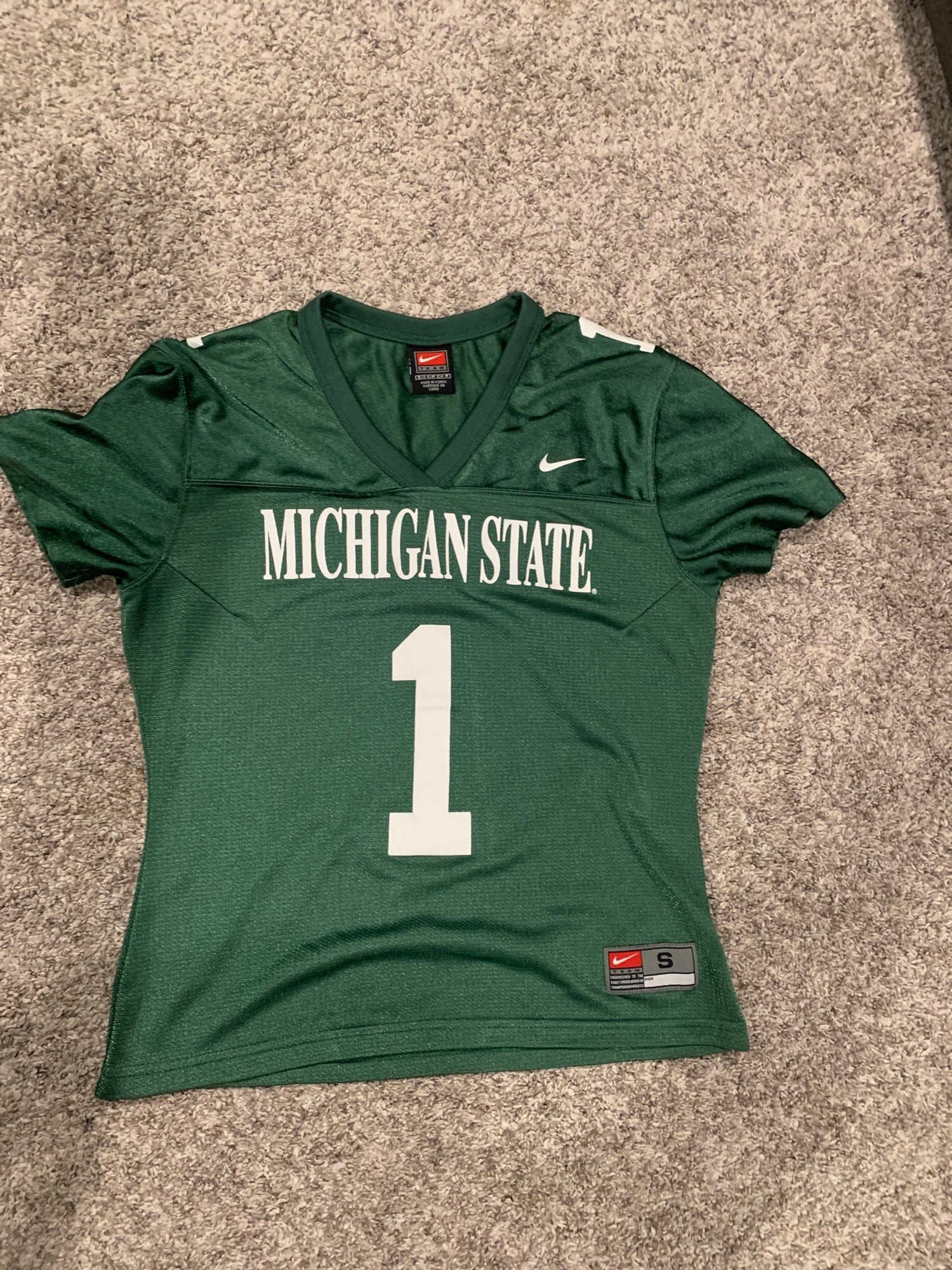 # Michigan State Spartans Nike Youth Football Game Jersey - Green