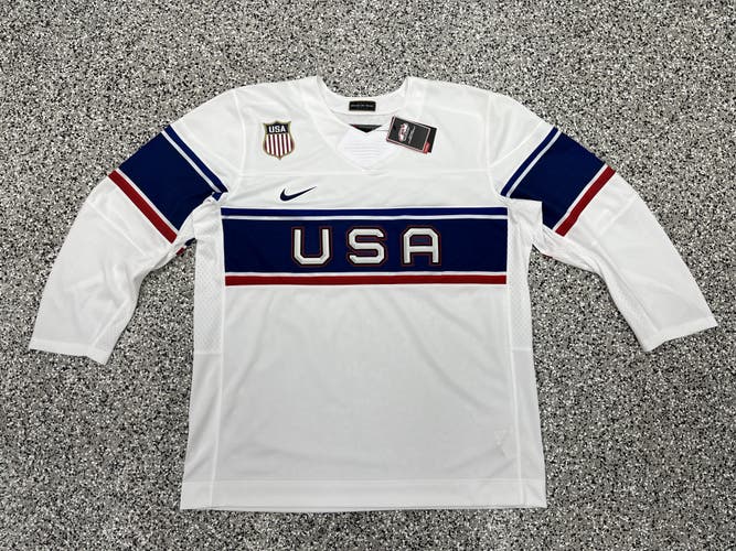 Nike Team USA 2022 Beijing Olympic Jersey White 2XL NWT