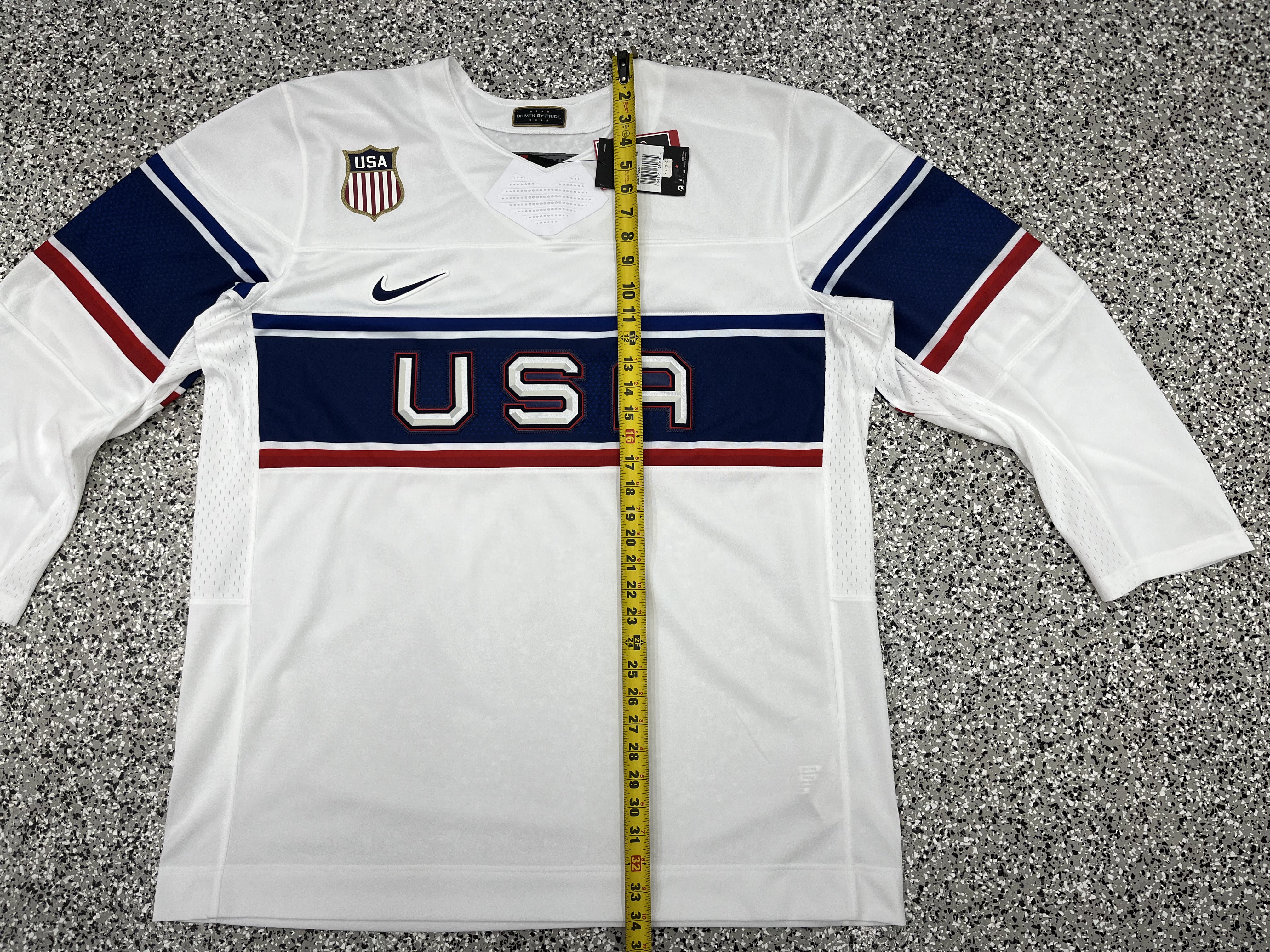 Nike USA Hockey Home 2022 Olympic Personalized Jersey