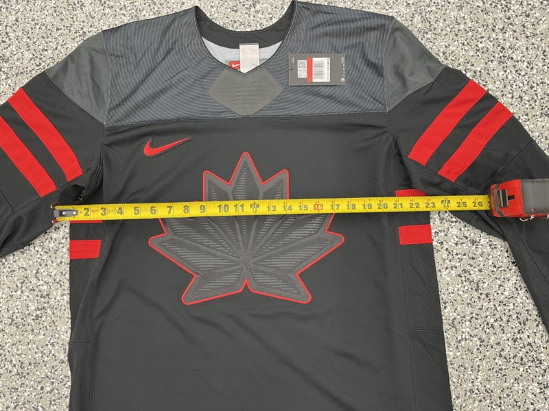 Nike Team Canada 2022 Beijing Olympic Hockey Jersey Black Large