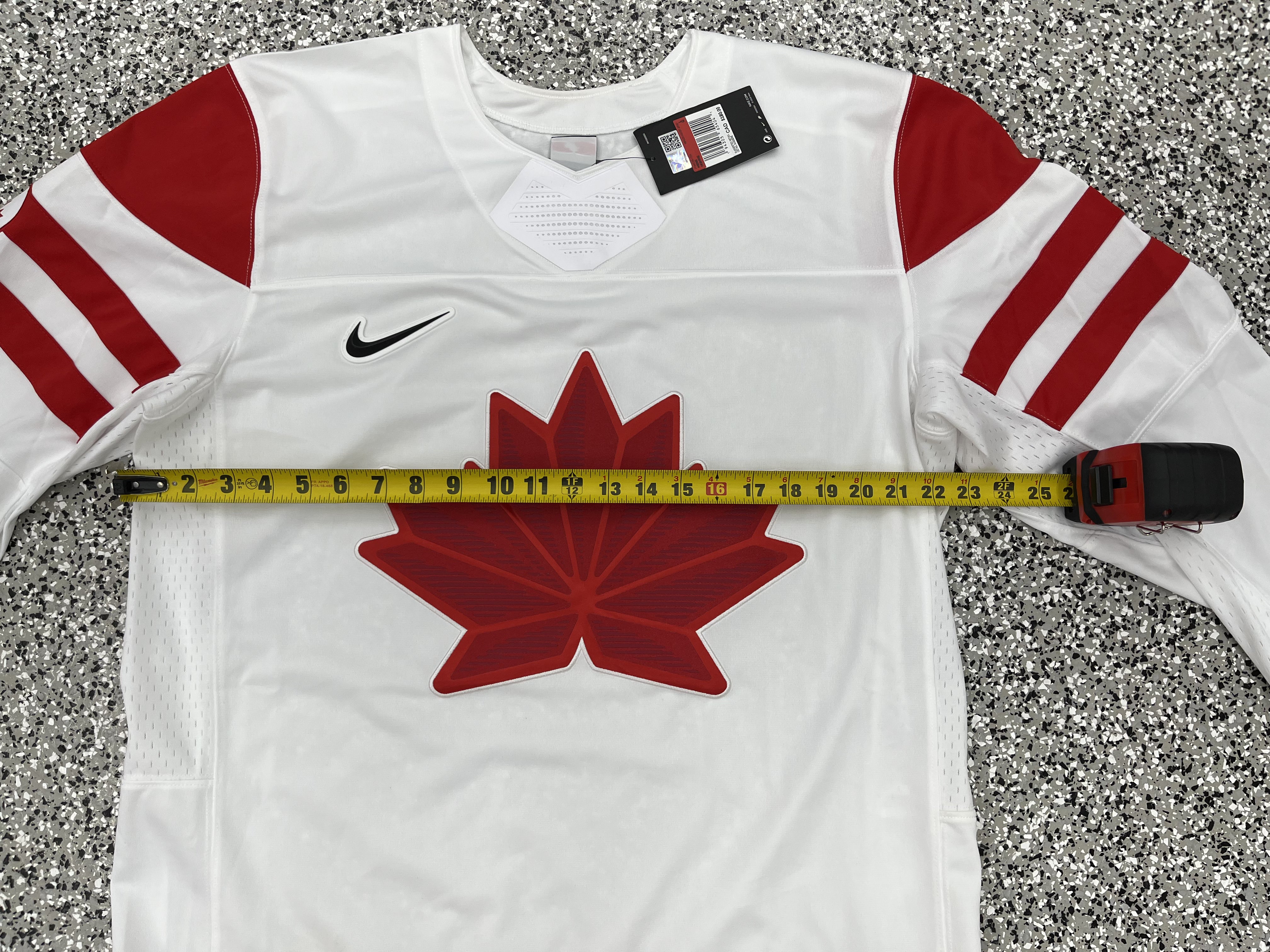 Signed Team Canada Replica 2022 Olympics White Jersey