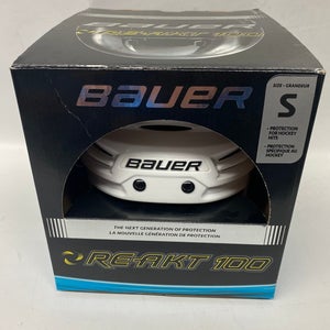 BAUER REAKT 100 PRO STOCK HOCKEY HELMET WHITE SMALL NHL BRAND NEW(10868)