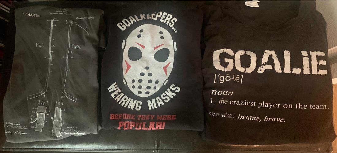 Hockey & Hockey Goalie T-Shirts (3)