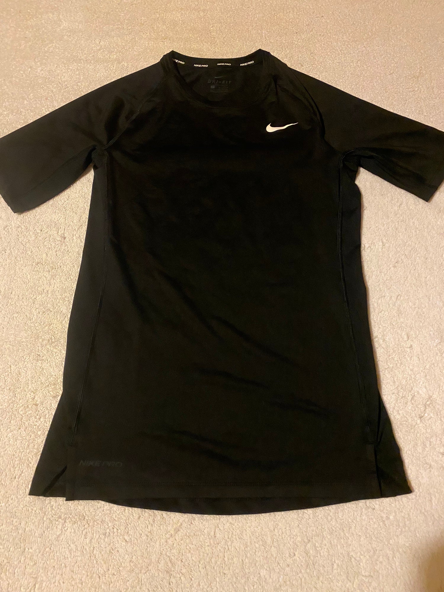 Nike Pro Combat SPARQ Combine Football Camp Fitted Compression Shirt  Men's Small