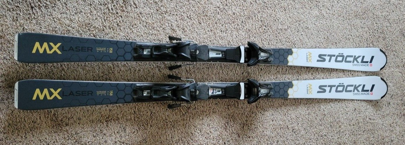 2022 Stockli Laser MX w/ MC12 Binding 158cm Excellent Condition