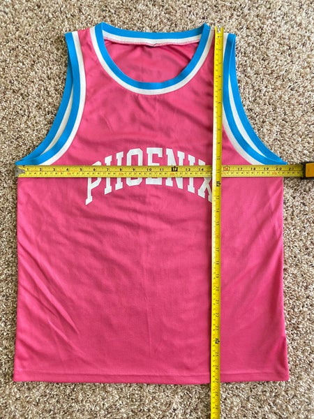 Men's pink Letter Graphic Sleeveless Crewneck Workout Ringer Vest