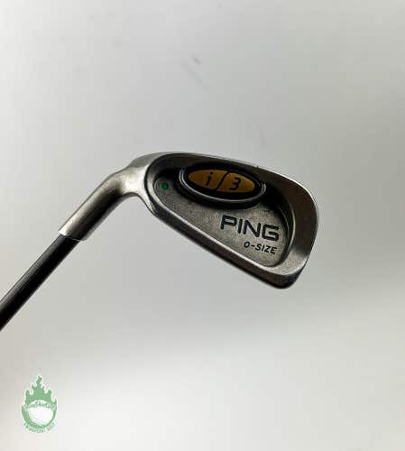 Used LEFT HAND Ping Green Dot i3 O-Size 5 Iron Stiff Flex Graphite Golf Club