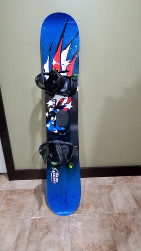 Used Men's K2 Snowboard All Mountain With Bindings True Twin