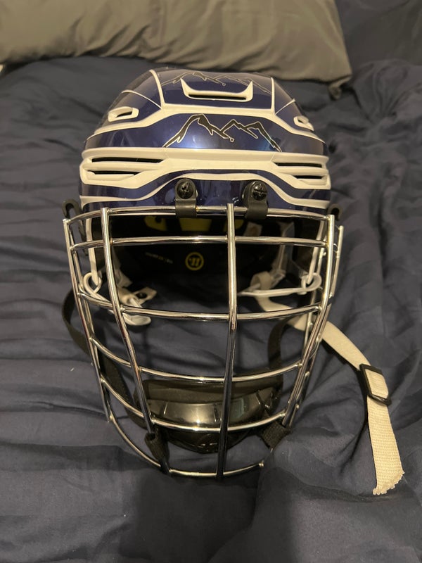 Warrior box lacrosse helmet
