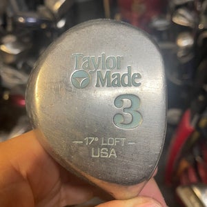 Taylormade vintage 3 wood 17 deg  Steel shaft