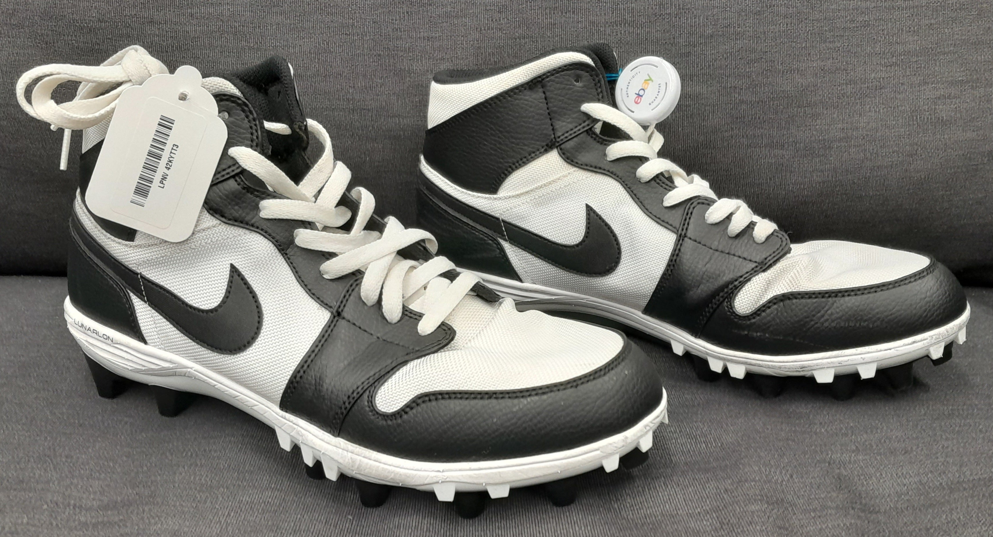 Nike Jordan 1 Td Mid Football Cleat in White for Men