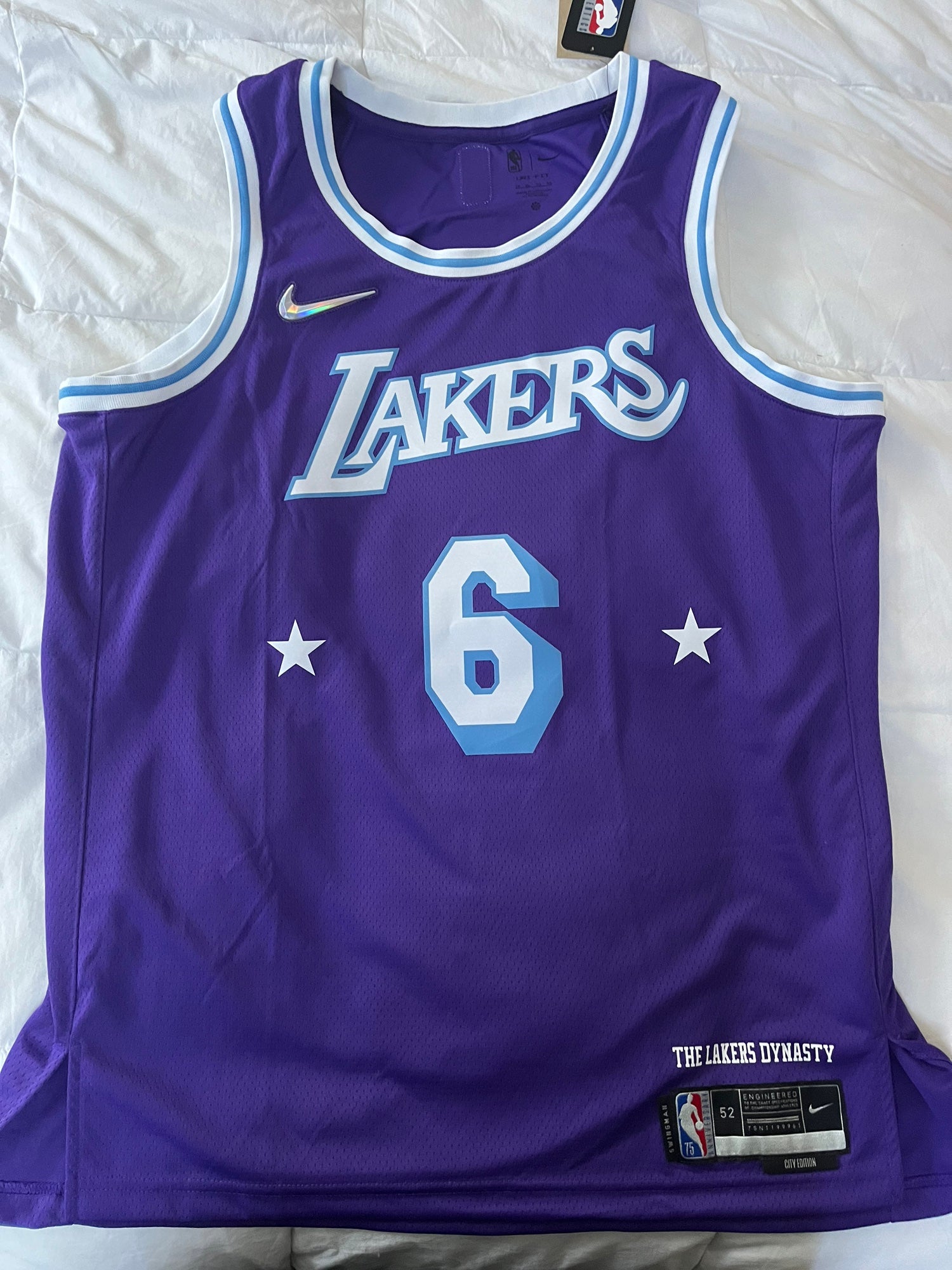 Genuine NIKE Nike James JAMES Lakers Cavaliers retro city version