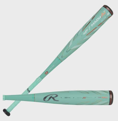 NEW 2024 Rawlings Alloy Mach AI Bat (-10) 20 oz 30" USSSA Certified