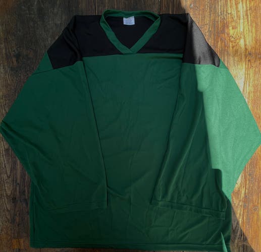 Forest Green Goalie Cut Adult Hockey Jersey (L)