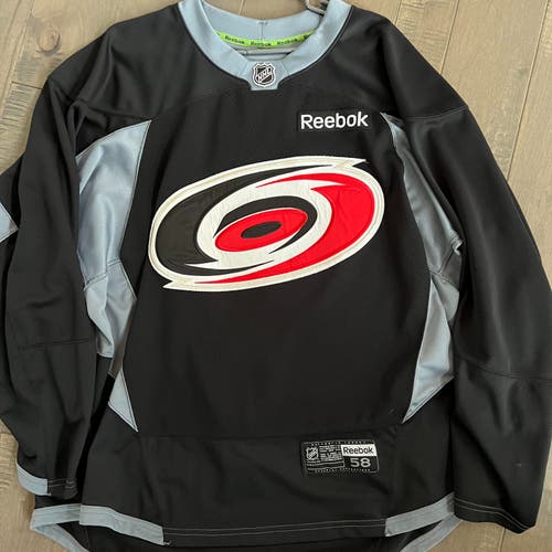 Carolina Hurricanes Black Size 58 Practice Jersey