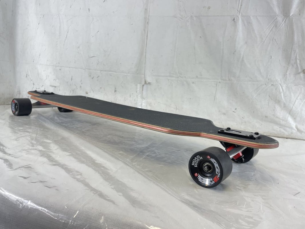 Used Santa Cruz Classic Dot 41" Drop Through Longboard Complete Skateboard - Excellent