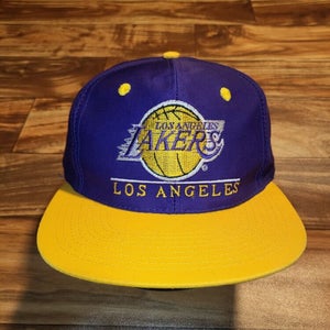 Vintage Rare NBA Los Angeles Lakers Twins Basketball Sports Hat Cap Vtg Snapback
