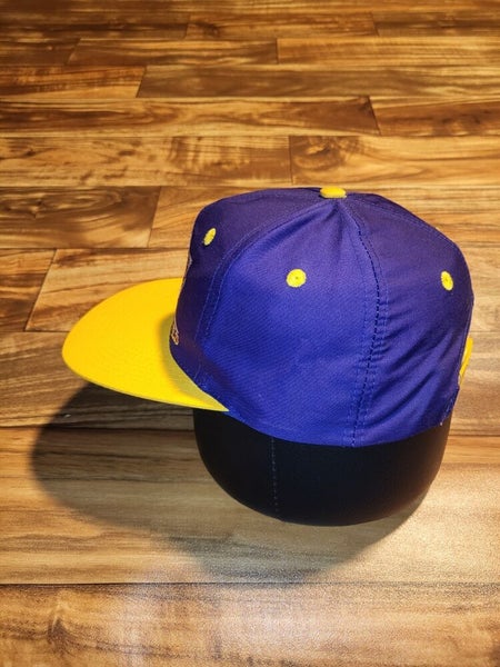 VTG Nike Los Angeles Lakers Purple Basketball Strapback Hat NBA