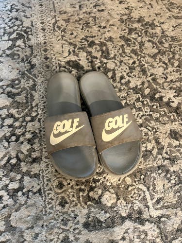 Nike Golf Slides Grey Men’s Size 12