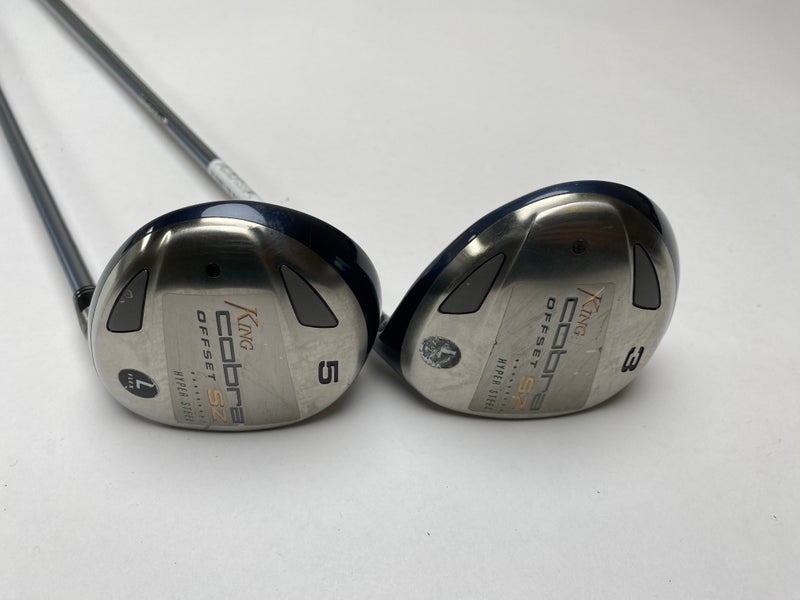 Cobra SZ Offset 3 & 5 Fairway Wood Set 15* 18* Aldila HM Tour 50g Ladies RH