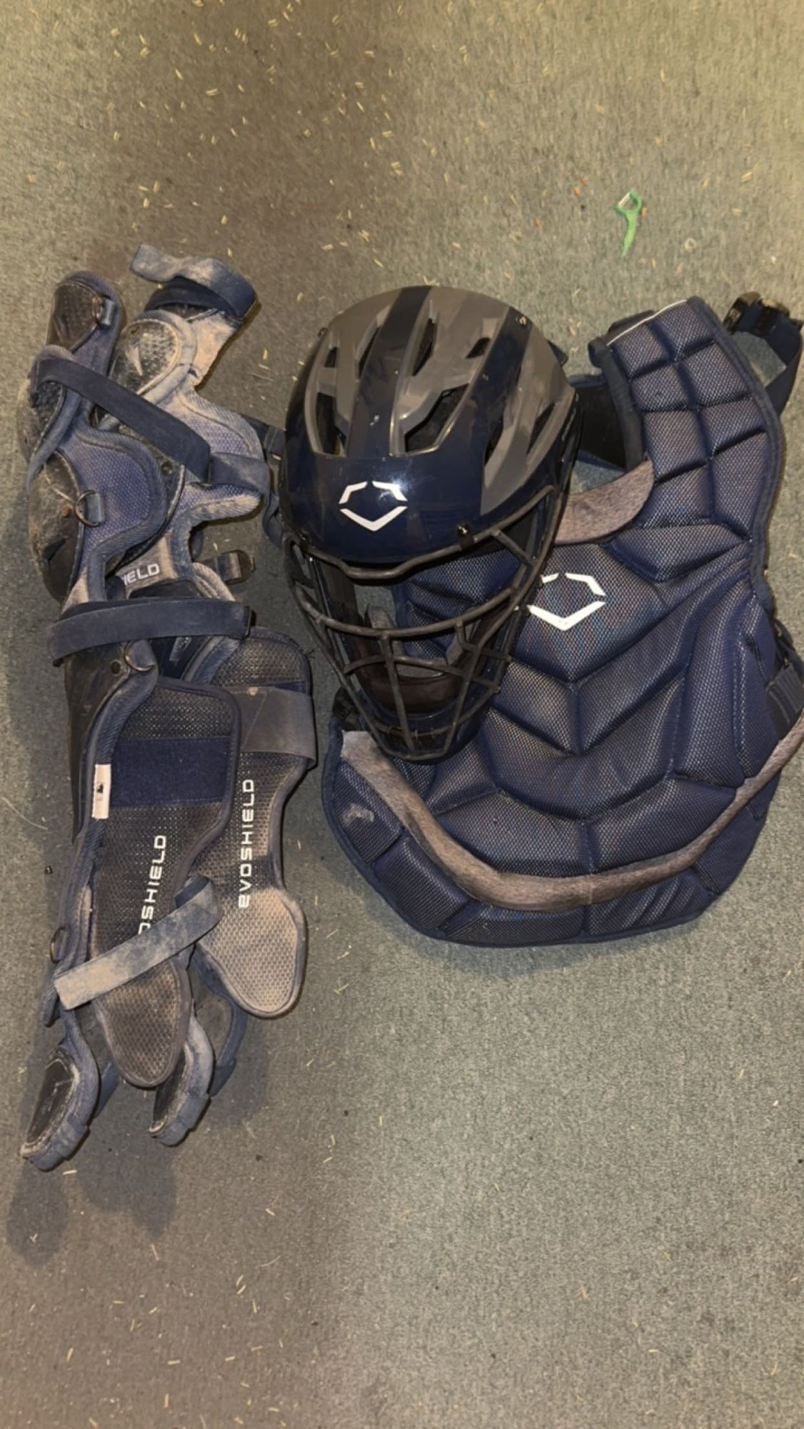 Rawlings Pro Preferred MLB baseball catchers gear chest protector Navy Blue  PROI