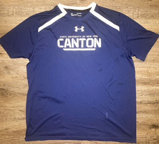 (XL) New Under Armour Canton Kangaroos Heatgear Shirt