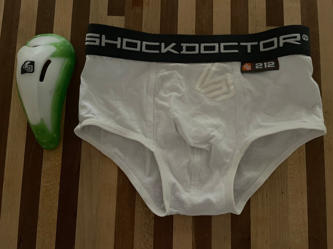 Shock Doctor 212 / jock strap briefs / boys xsmall / preowned washed / white