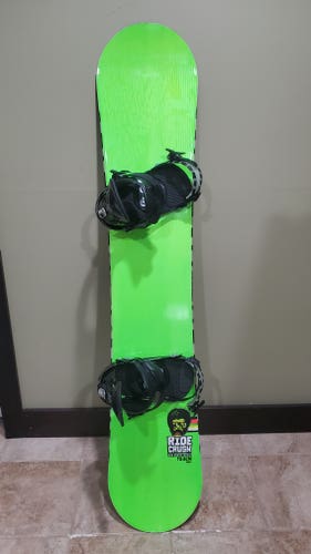 Used Men's Ride Snowboard Freestyle With Bindings Directional Twin