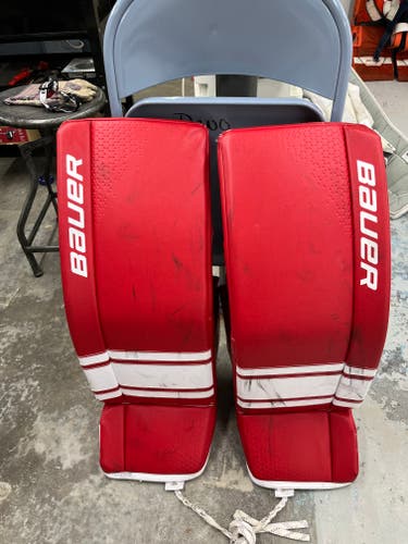 Used Large Bauer Gsx Goalie Leg Pads