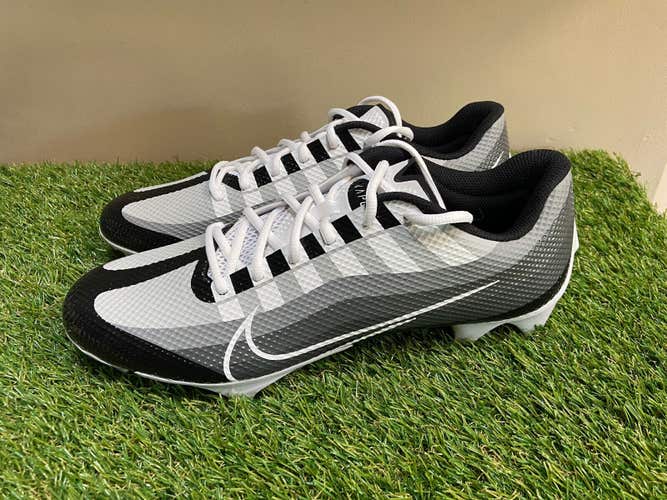 Nike Vapor Edge Speed 360 Black Grey Football Cleats DQ5110-001 Men's 14 NEW