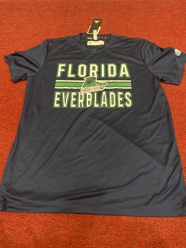 Florida Everblades Adidas Climatech T Shirt Item#PSFL