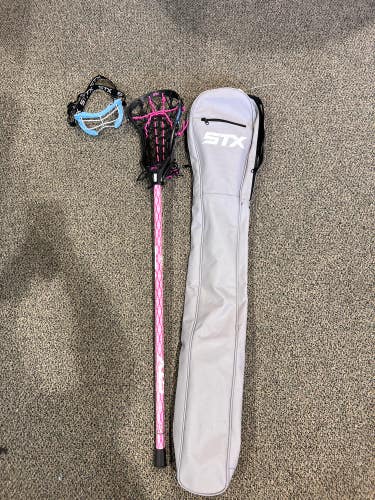 Beginner Bundle for Women's lax STX 6000 Stick + bag and goggles