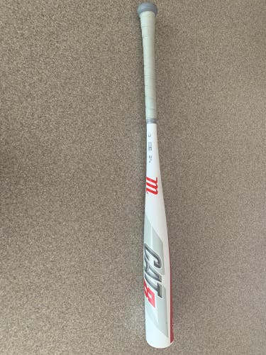 Used  Alloy (-3) 28 oz 31" CAT 8 Bat