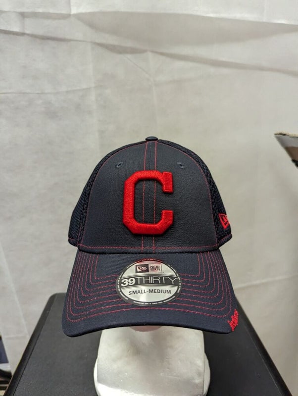 Vintage Cleveland Indians “Chief Wahoo” Blue Adult 7 1/4 New Era On Field  Hat - Pre-Owned