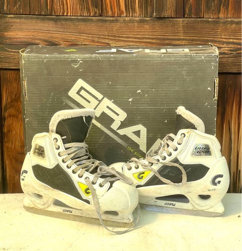 Senior Graf Regular Width Size 8 Ultra G50 Hockey Goalie Skates - Used with box