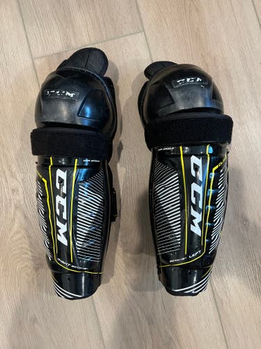 Used CCM Tacks Classic Shin Pads - 12 inch