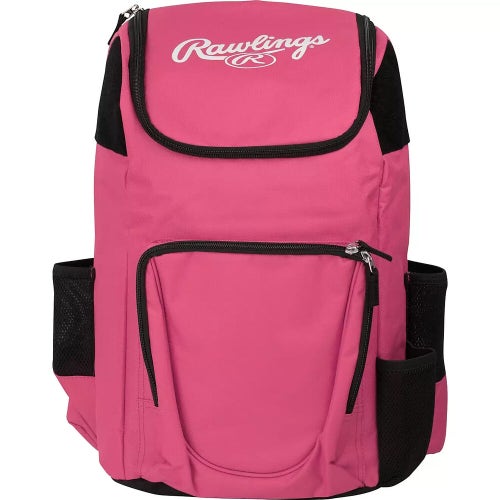 New Rawlings R250 Player's Backpack equipment pink kids softball youth bag bat