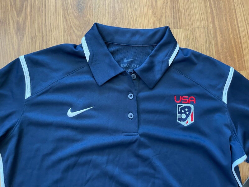 Nike Seattle Mariners MLB Baseball Super Awesome Women's Size Large Polo Golf Shirt!