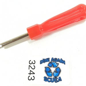 Scuba Dive BC BCD Inflator Hose Schrader Valve Stem Screwdriver Tool       #3243
