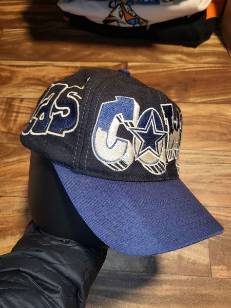 90's Dallas Cowboys Logo Athletic Splash NFL Snapback Hat – Rare VNTG