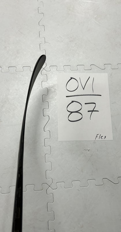 Senior(1x)Left OVI 87 Flex PROBLACKSTOCK Toe Pattern Pro Stock Hockey Stick